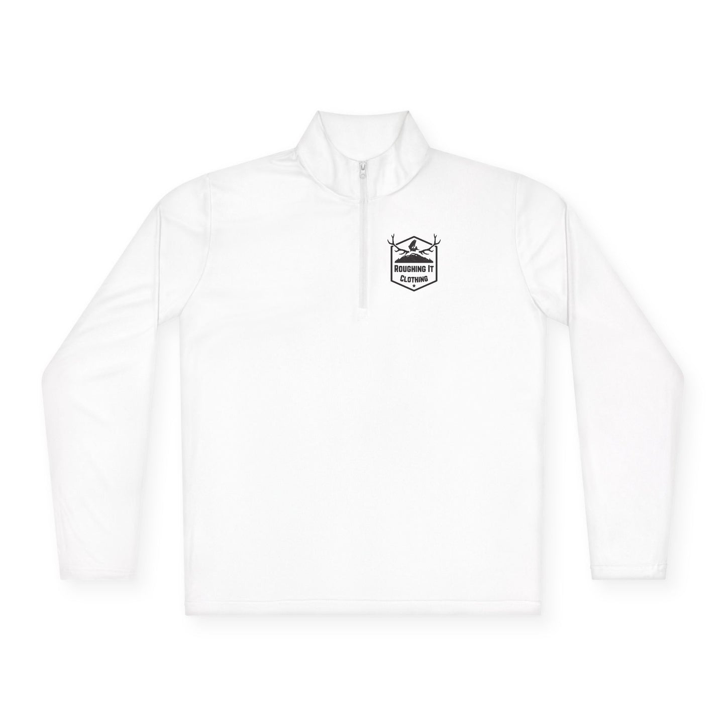 Men's Roughing It Logo Quarter-Zip Pullover
