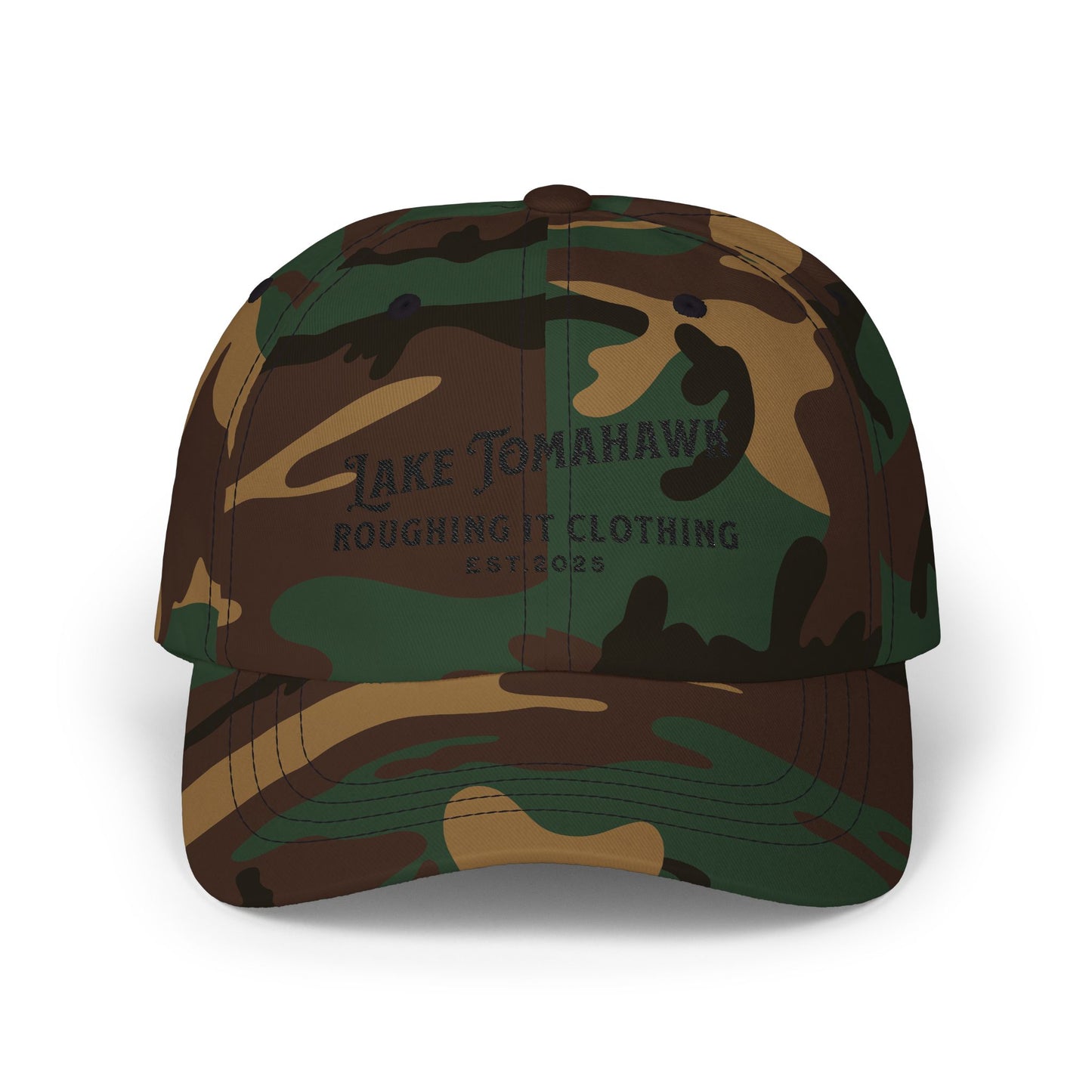 Lake Tomahawk Classic Dad Cap - Trendy Adjustable Hat for Outdoor Enthusiasts