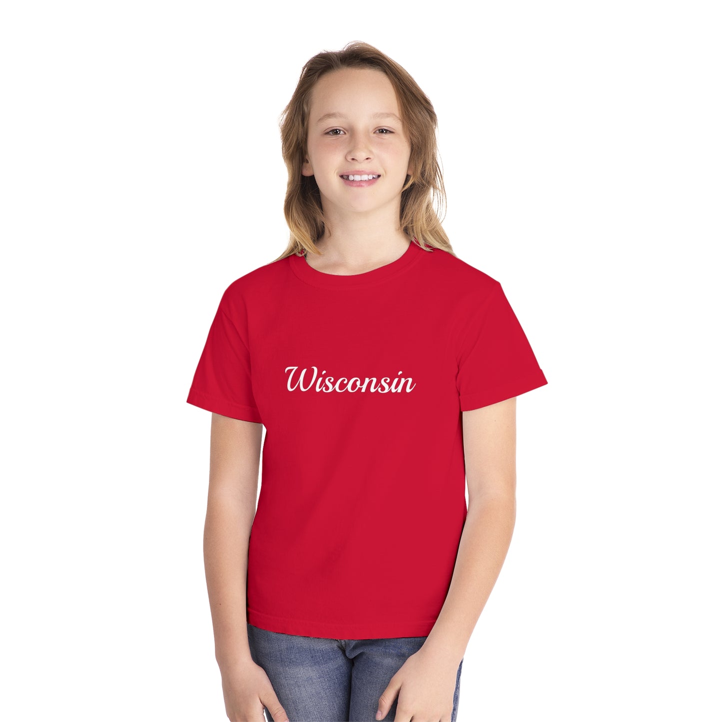 Wisconsin Youth Midweight Tee