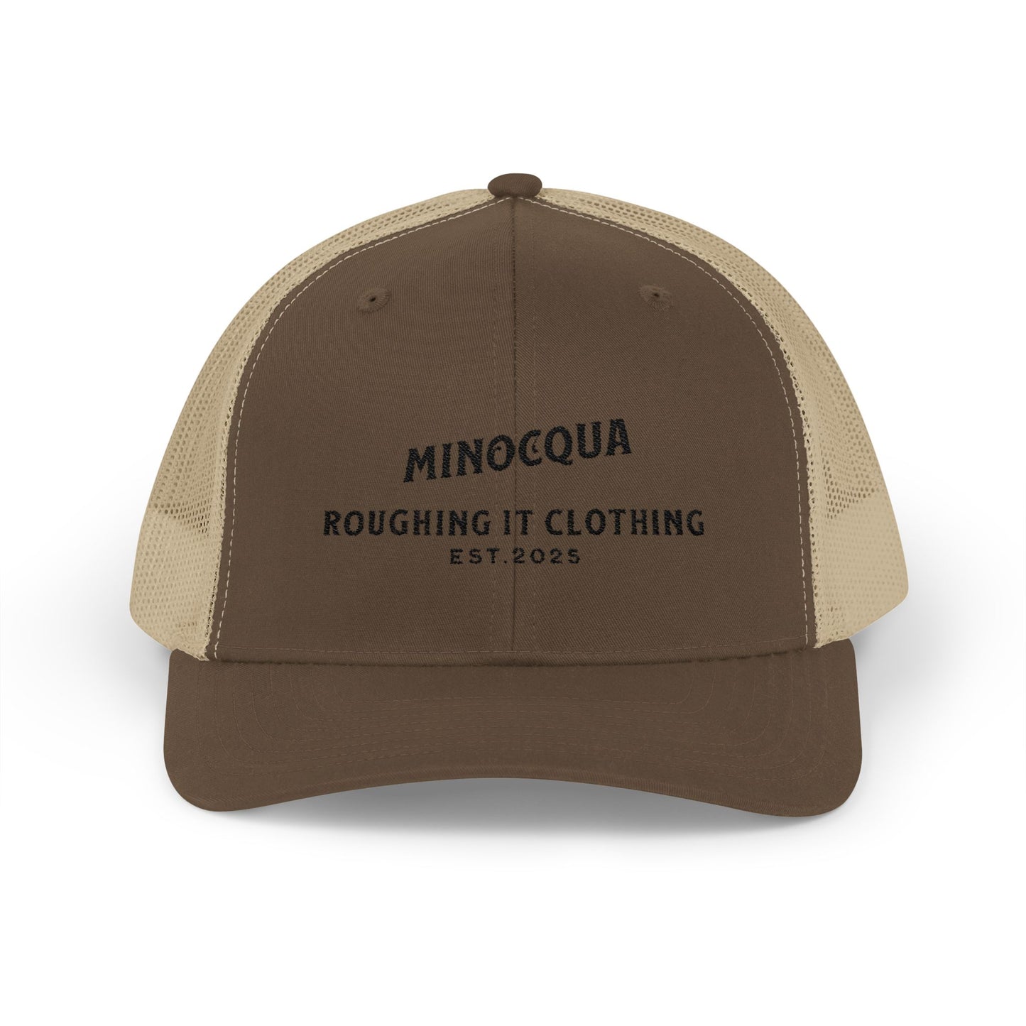 Minocqua Roughing It Trucker Cap