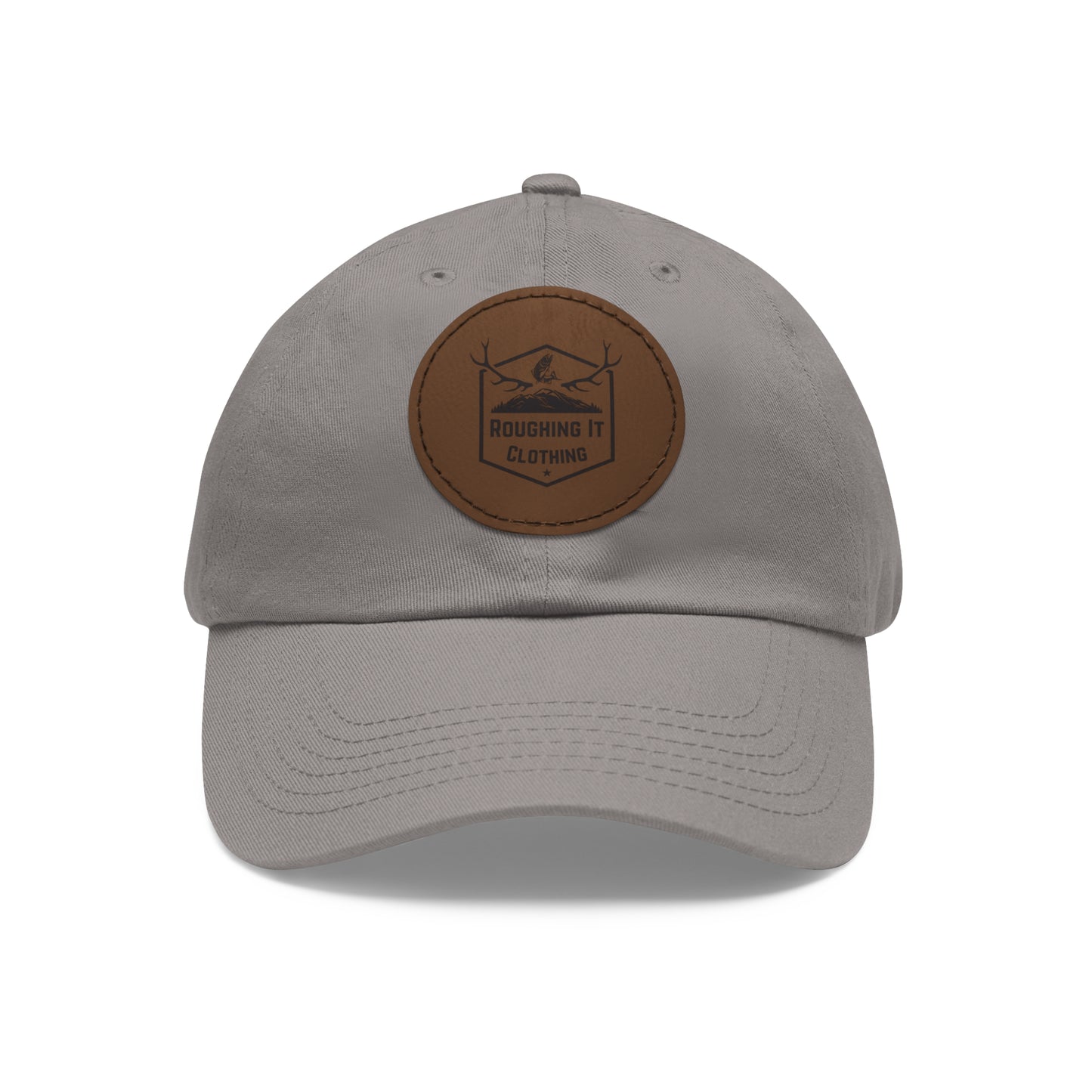 Dad Hat with Leather Patch