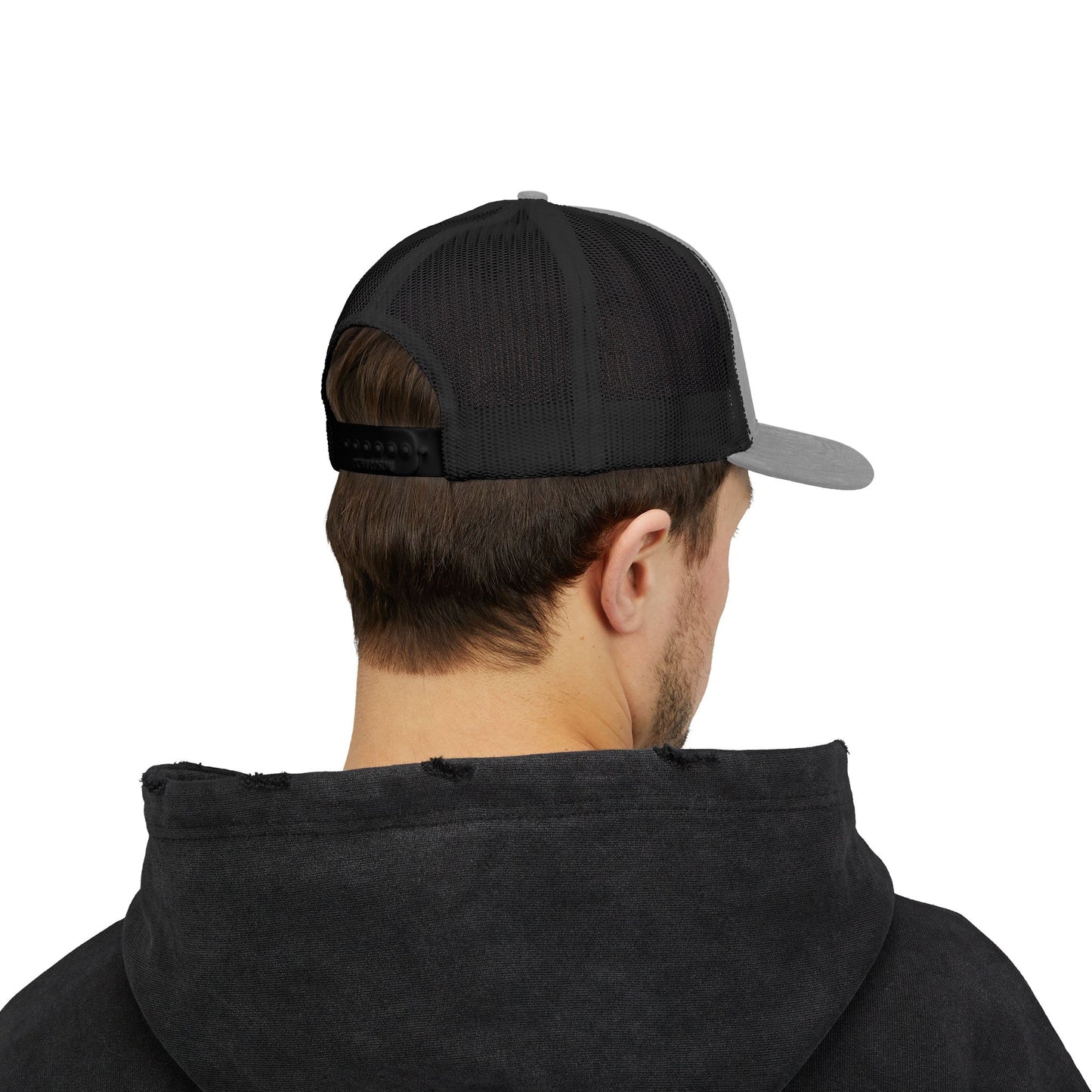 Roughing It Logo Snapback Trucker Cap