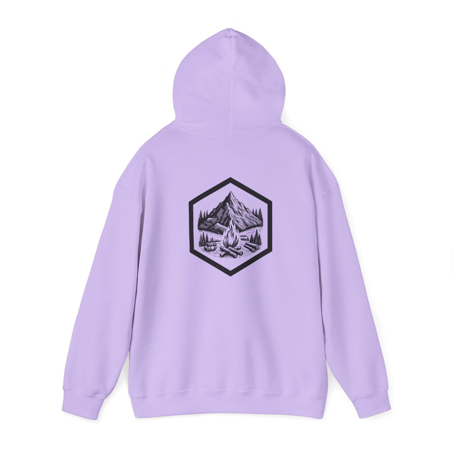Women's Hooded Sweatshirt - Cozy Mountain Design