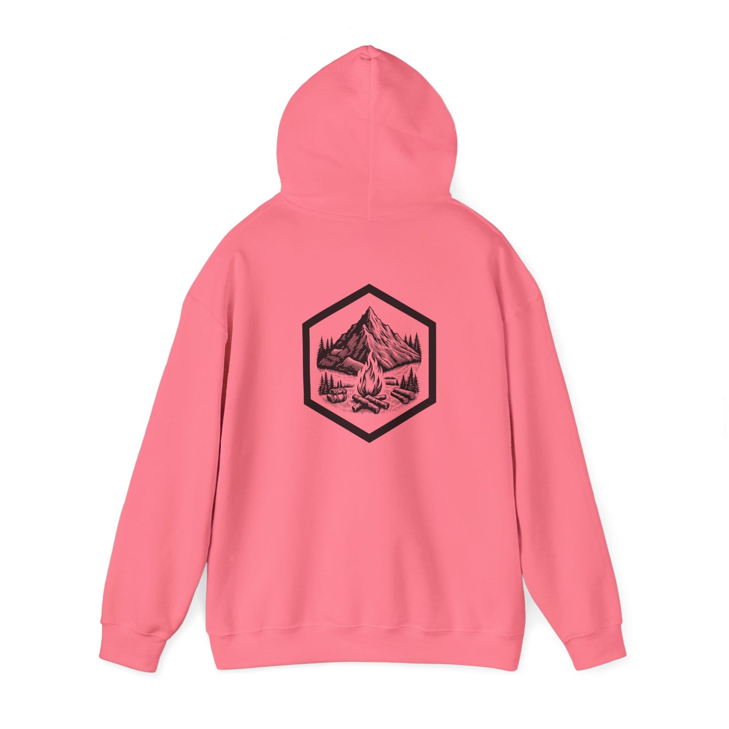 Women's Hooded Sweatshirt - Cozy Mountain Design