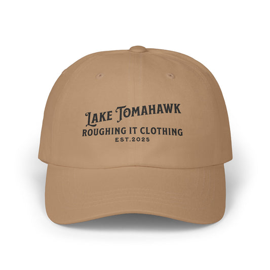 Lake Tomahawk Classic Dad Cap - Trendy Adjustable Hat for Outdoor Enthusiasts