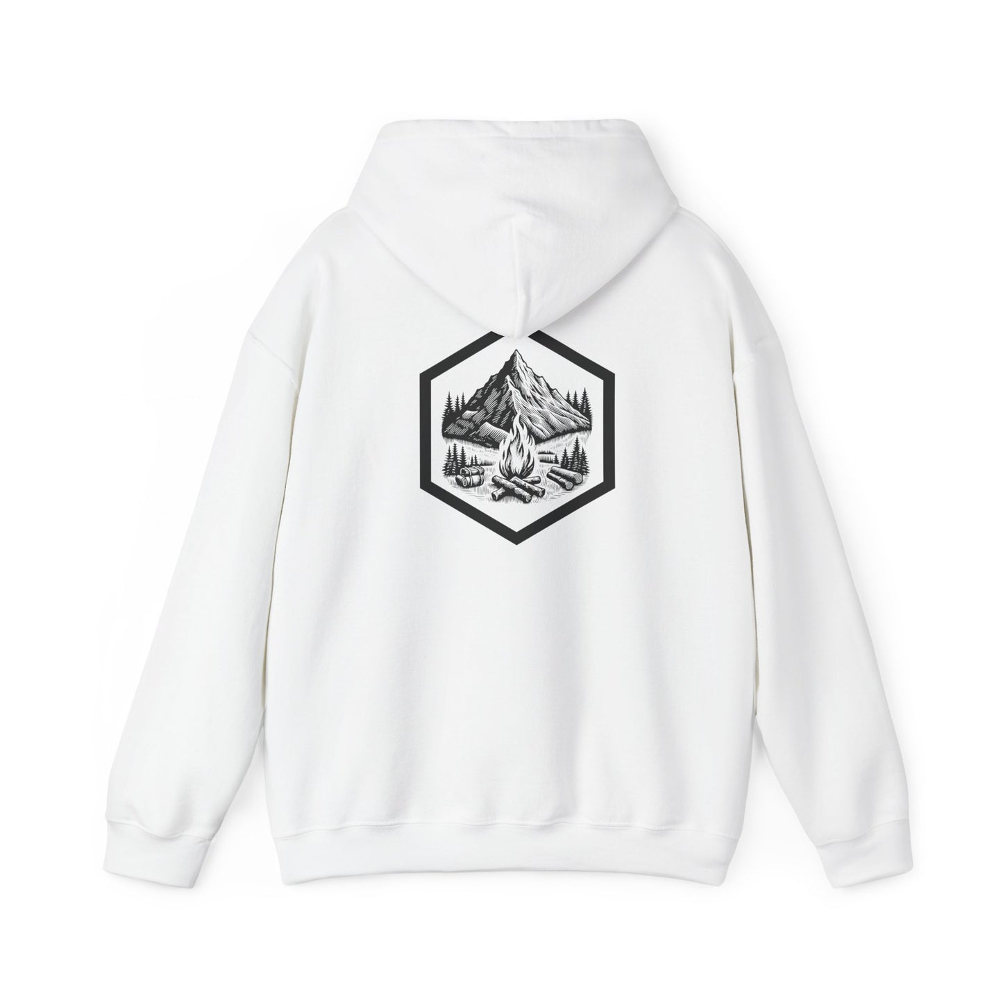 Women's Hooded Sweatshirt - Cozy Mountain Design