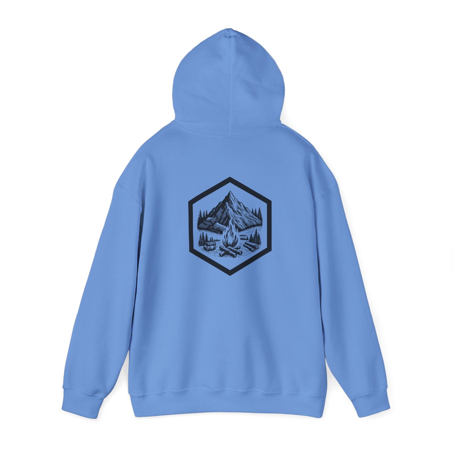Women's Hooded Sweatshirt - Cozy Mountain Design