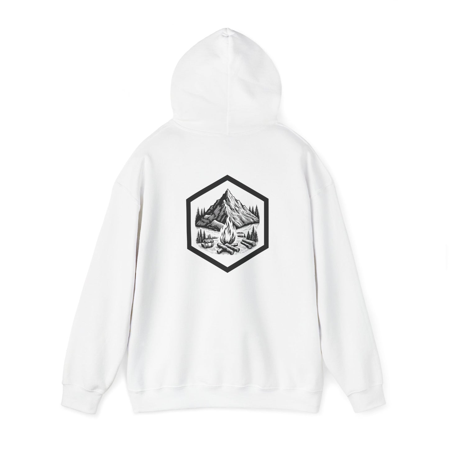 Women's Hooded Sweatshirt - Cozy Mountain Design