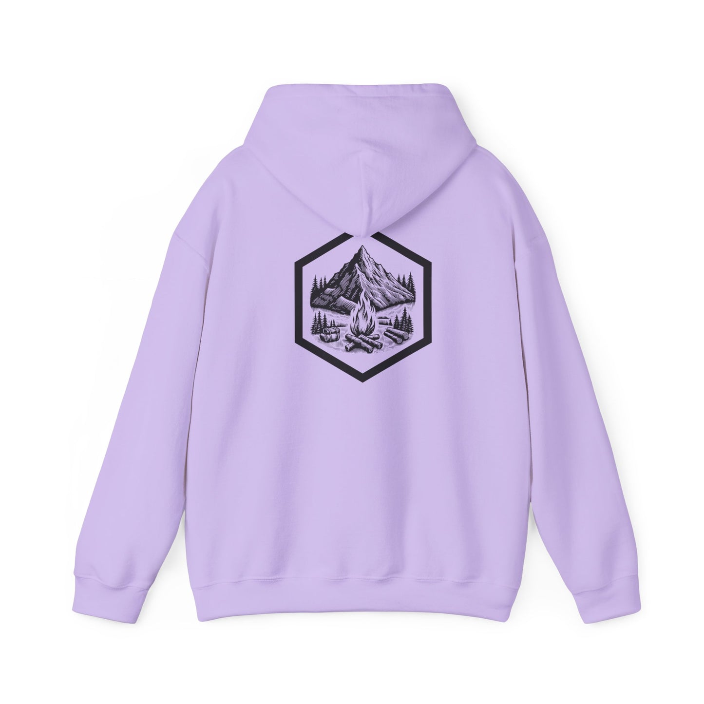 Women's Hooded Sweatshirt - Cozy Mountain Design