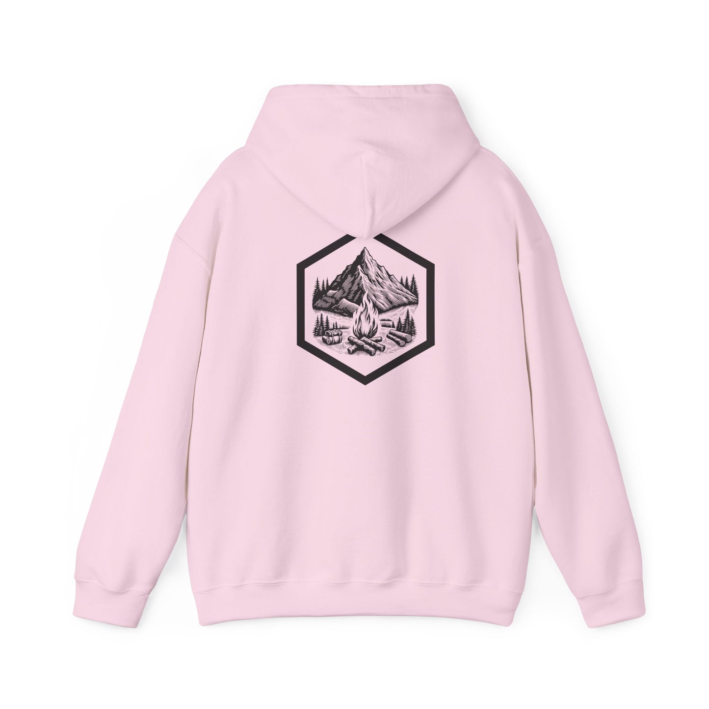 Women's Hooded Sweatshirt - Cozy Mountain Design