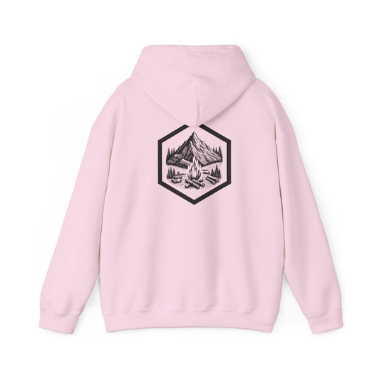 Women's Hooded Sweatshirt - Cozy Mountain Design