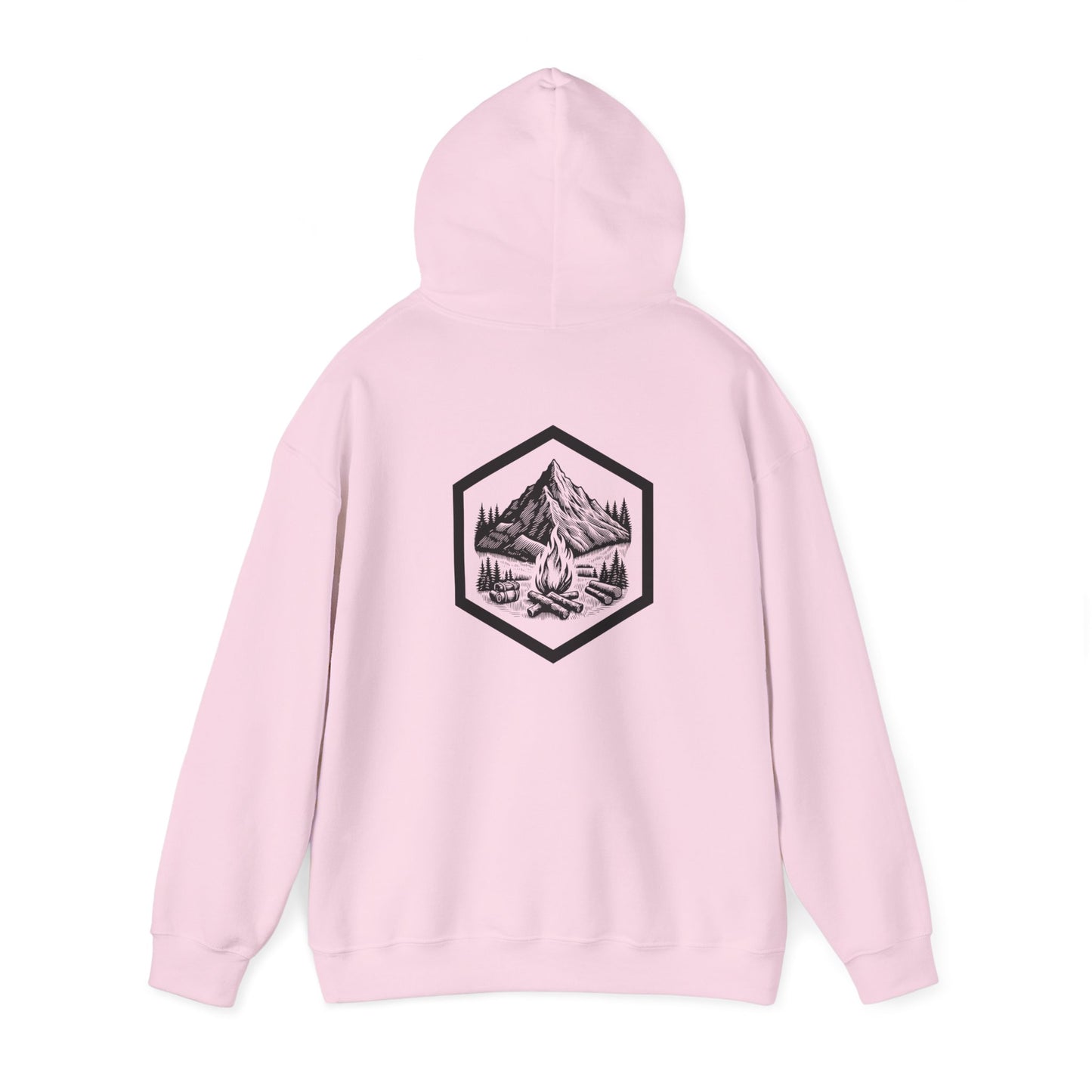 Women's Hooded Sweatshirt - Cozy Mountain Design