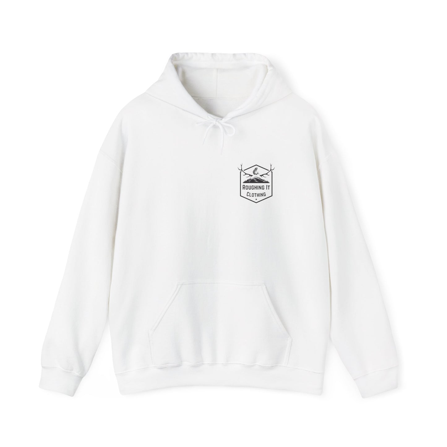 Men's Roughing It Logo Hooded Sweatshirt
